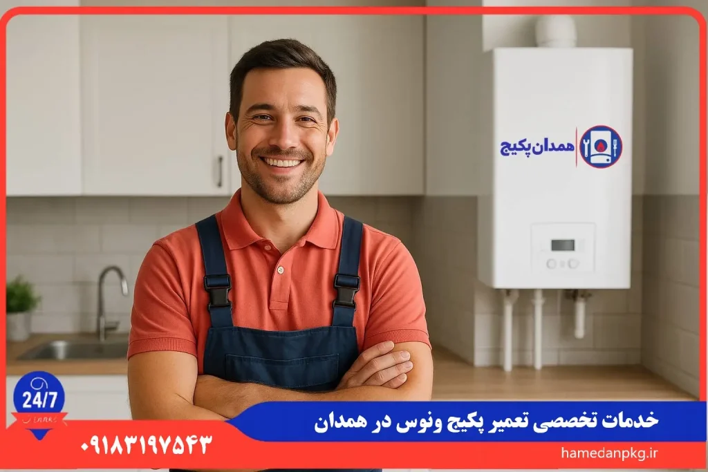 شماره تلفن نمایندگی تعمیر پکیج ونوس در همدان